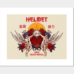 helmet Posters and Art